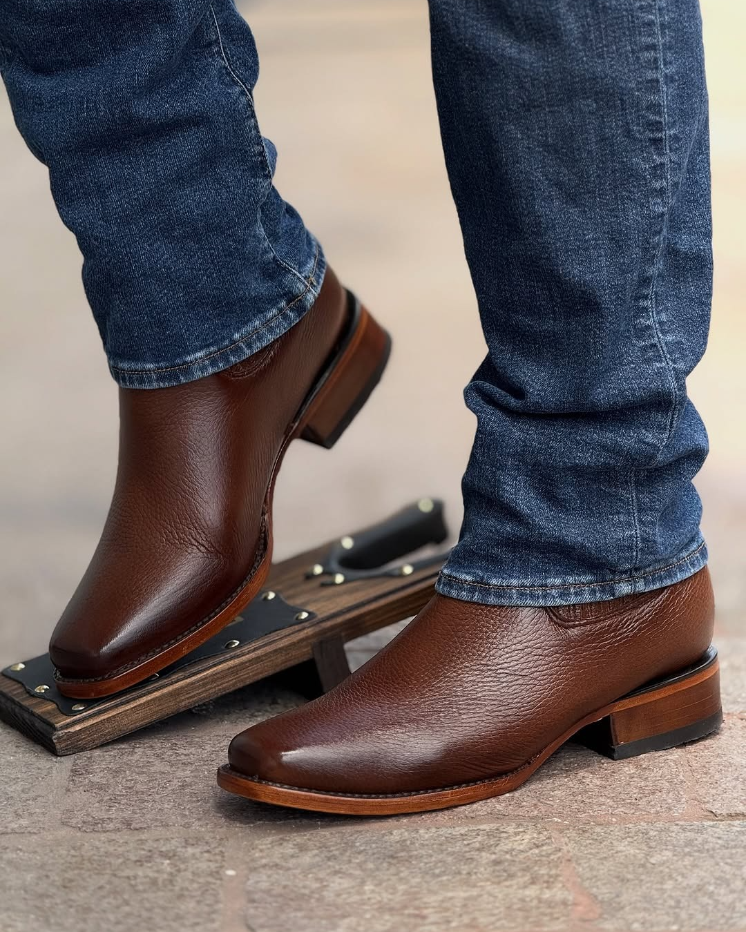 Men's Handmade Deerskin Ankle Boots