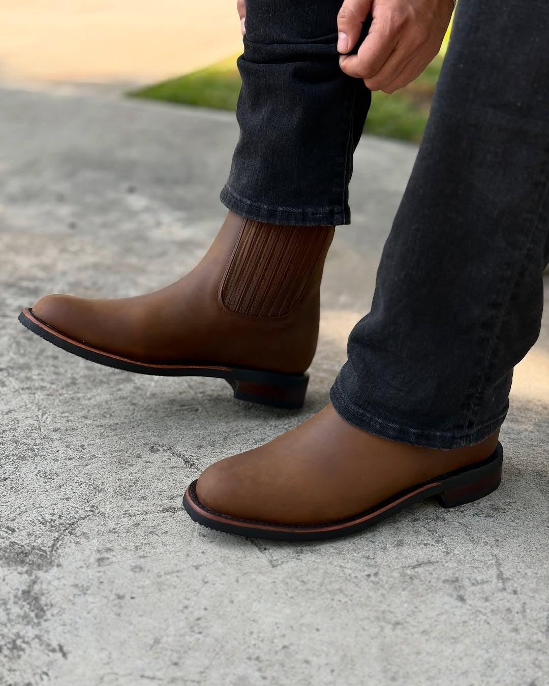 Men's Scratch-resistant Cowboy Boots