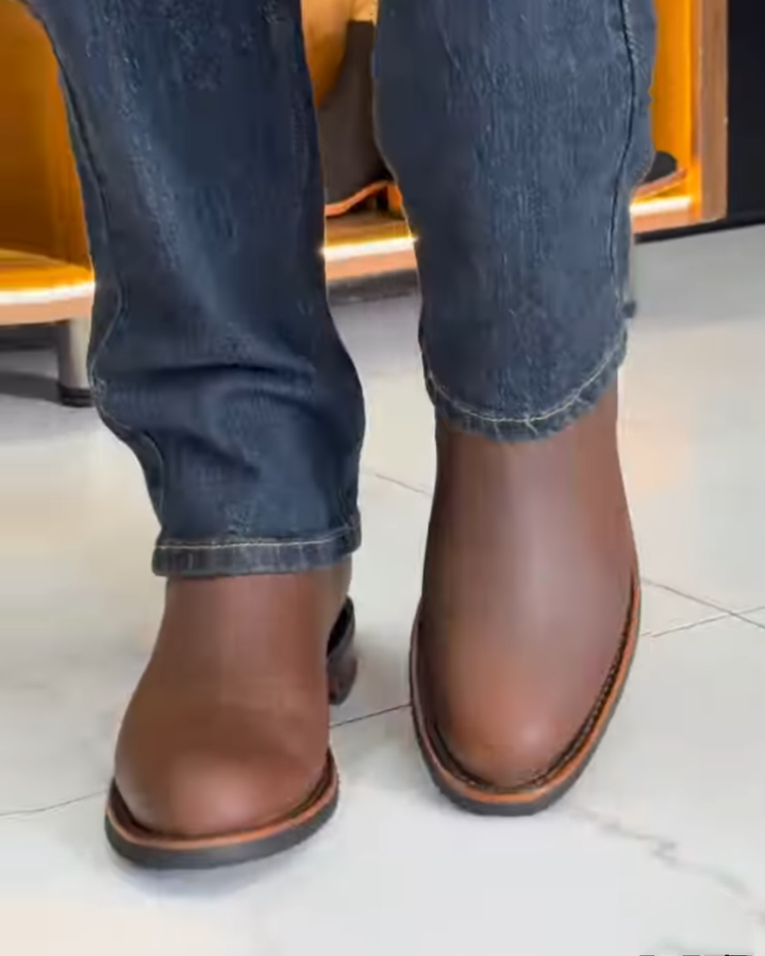 Men's Scratch-resistant Cowboy Boots