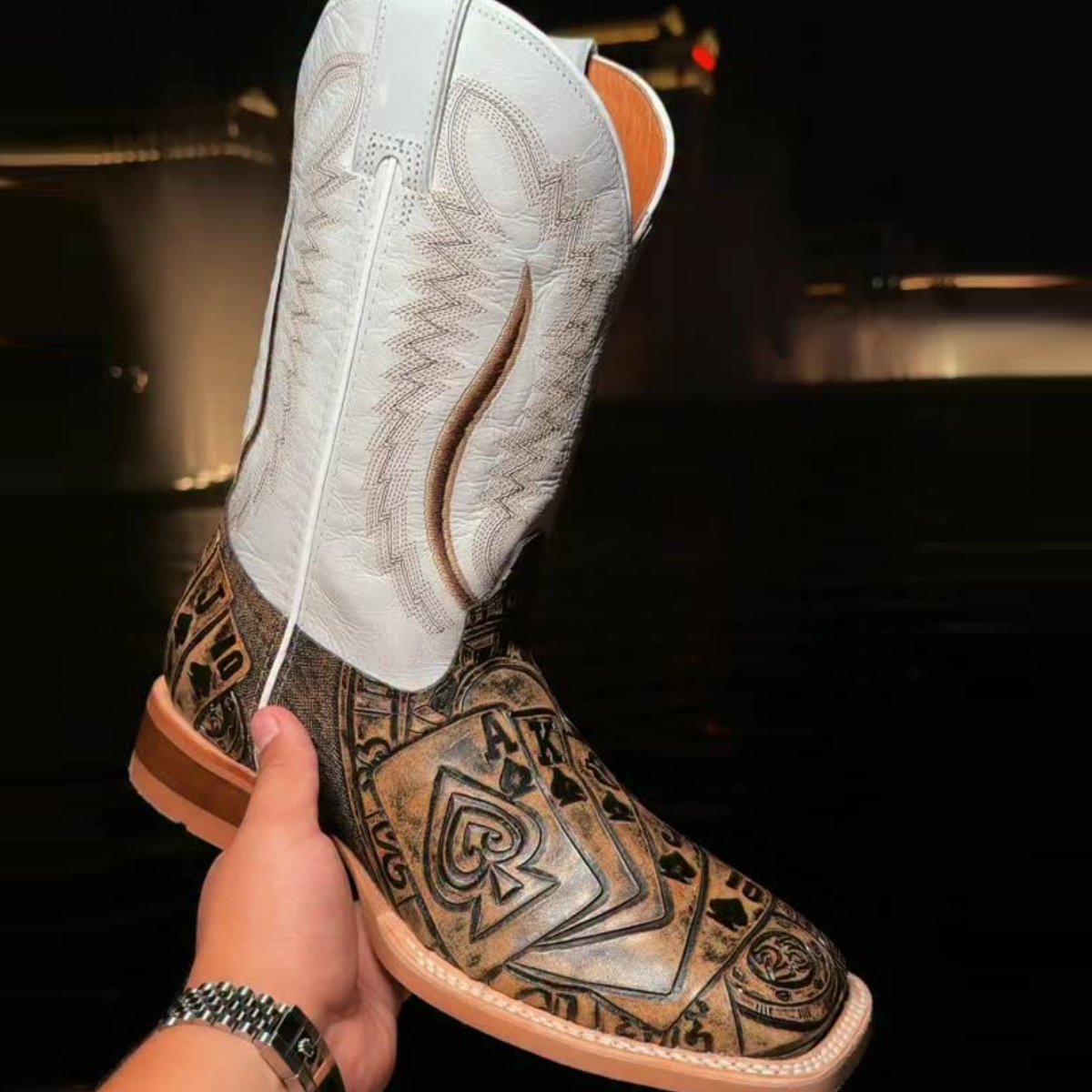 Men's Square Toe Western Cowboy Boots