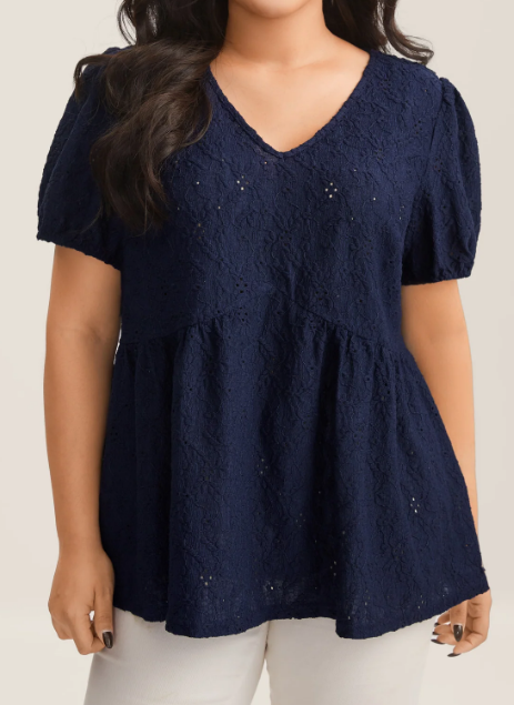 Back Bow Tie Textured Top