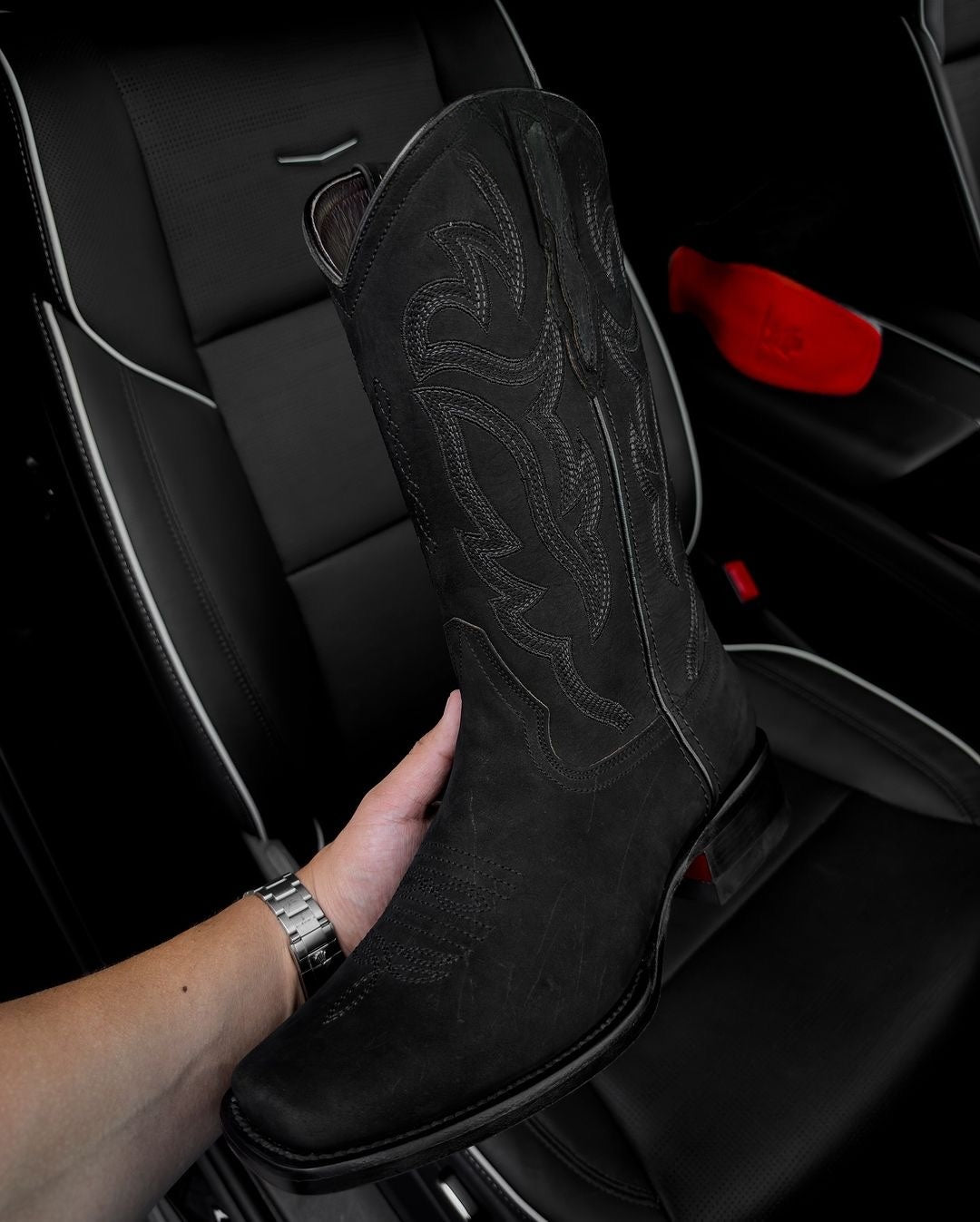 Italian Vintage Embroidered Knight Boots