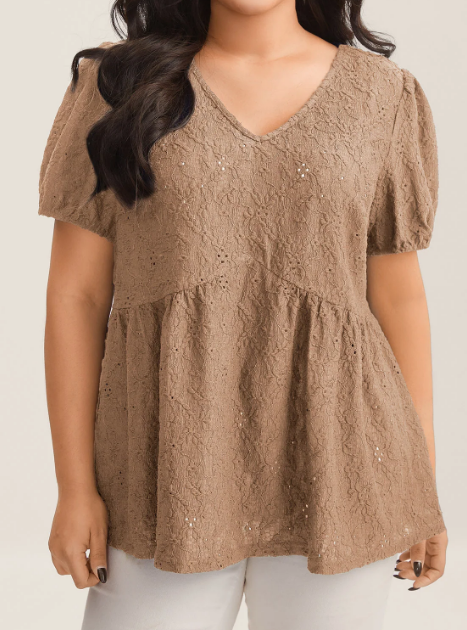 Back Bow Tie Textured Top