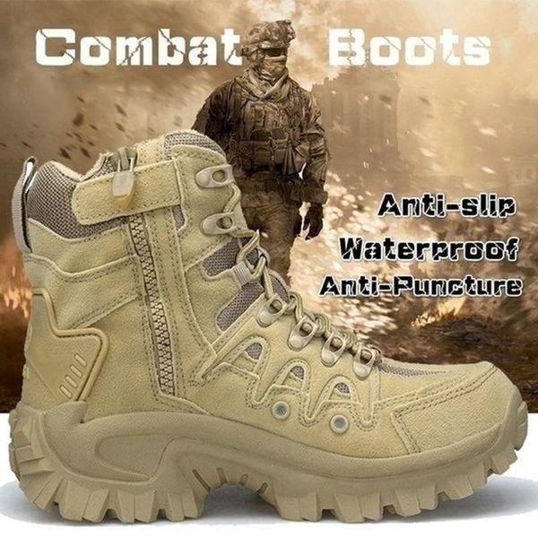 Men Outdoor Waterproof Non-Slip Hiking Boots Combat Boots(Buy 2 Free Shipping🔥)