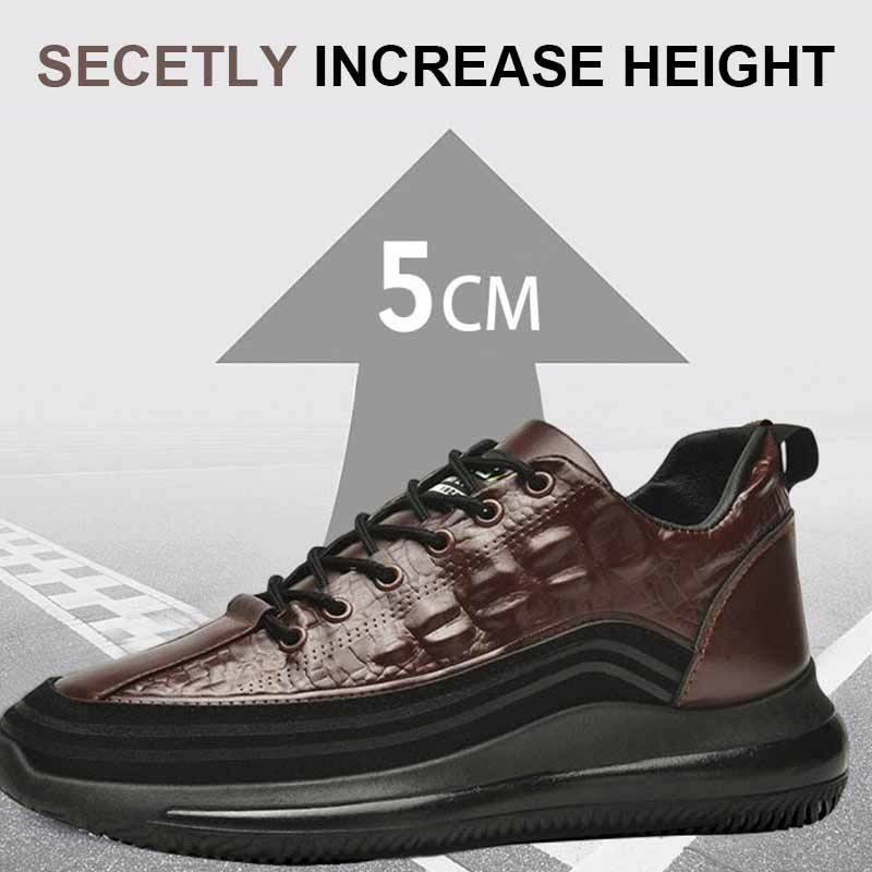 Men's Luxury Crocodile Pattern Air Cushion Sneakers