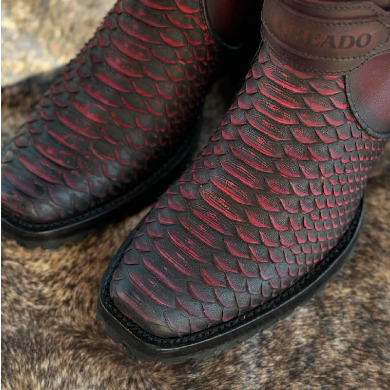 Men's Handmade Python Boots