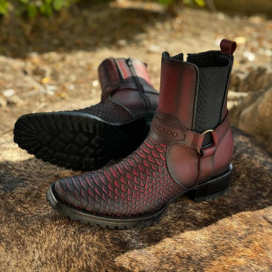 Men's Handmade Python Boots